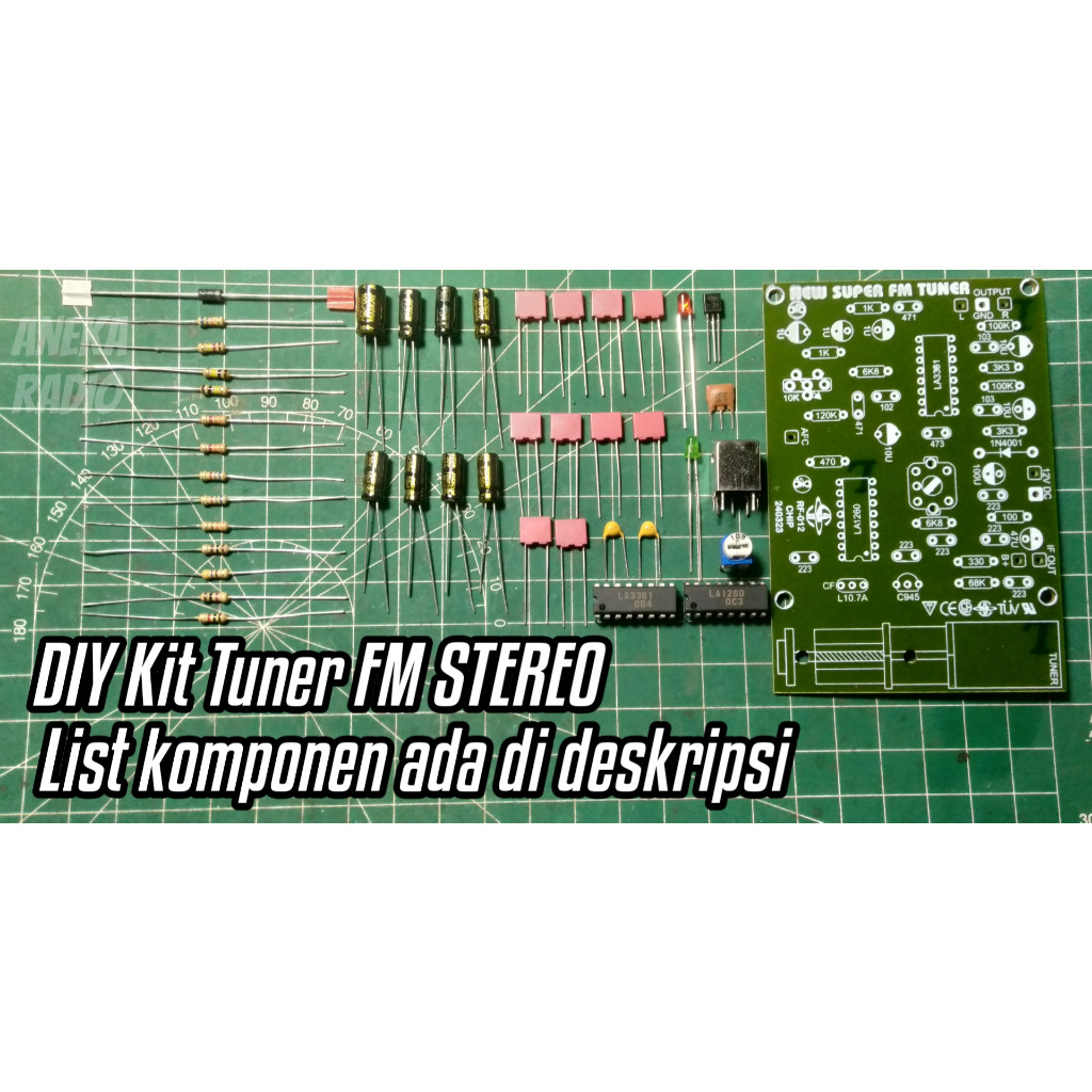 DIY Kit Tuner FM Stereo Untuk Frekuensi FM