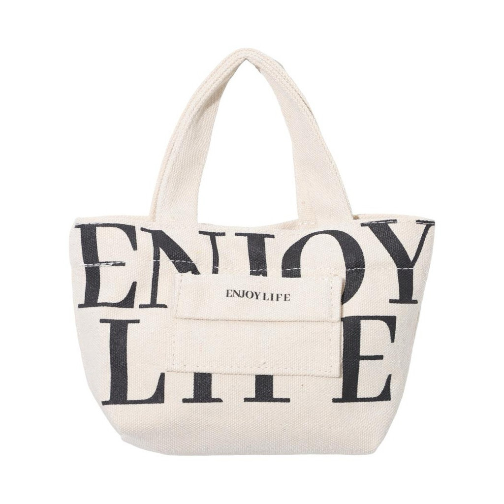 INSTAN DENPASAR Tas Kanvas MINISO Alphabet Canvas Bag Tas MINISO Crossbody Bag Tas Selempang MINISO