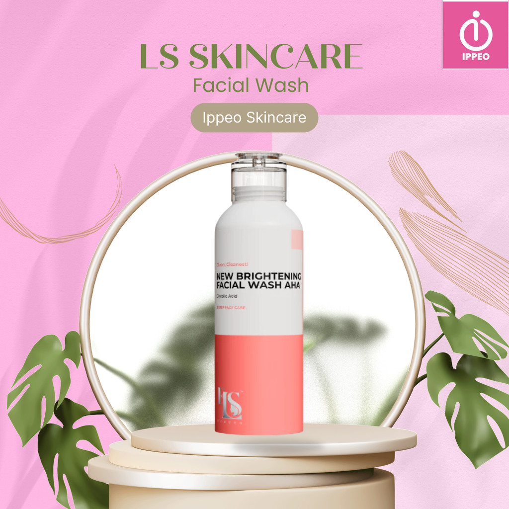 Facial Wash ls Skincare Aha Brightening Pembersih Wajah Bpom A151