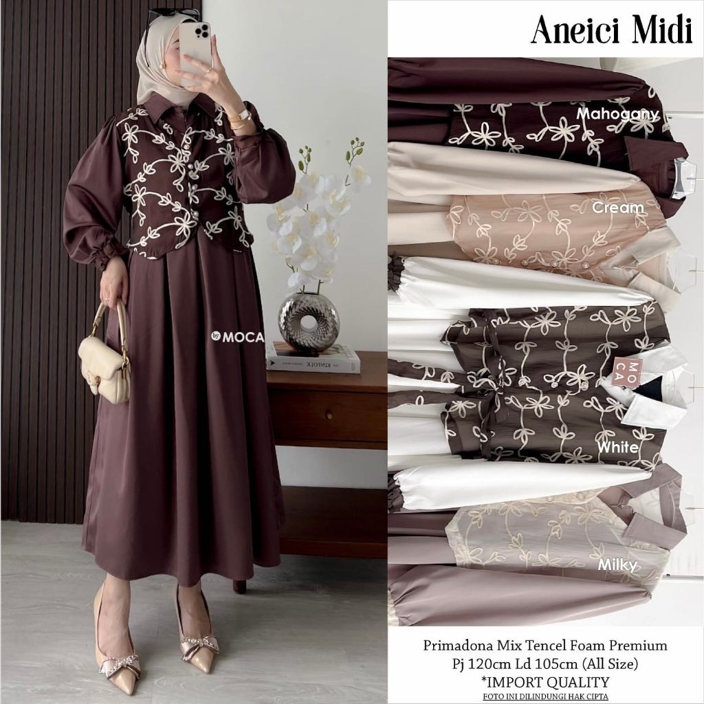 ada grup resselller taanyakan kke admin alya store ANEICI MIDI  MOCA GINAL   alya store