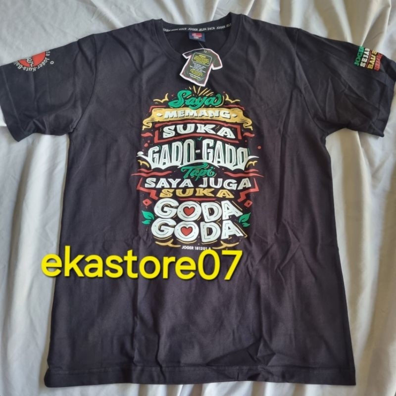 Kaos Joger Bali  motif diatas HITAM