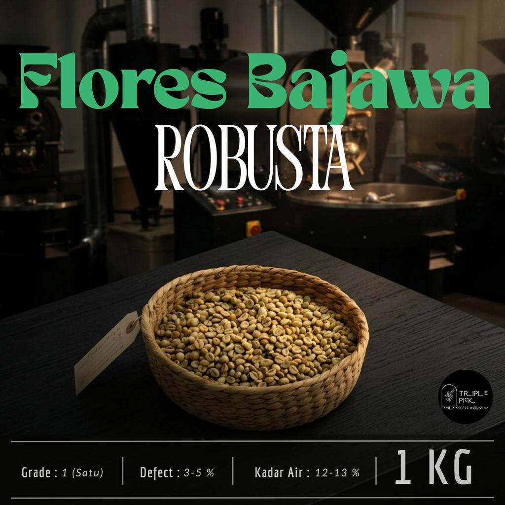 green bean / Biji kopi robusta flores TERMURAH