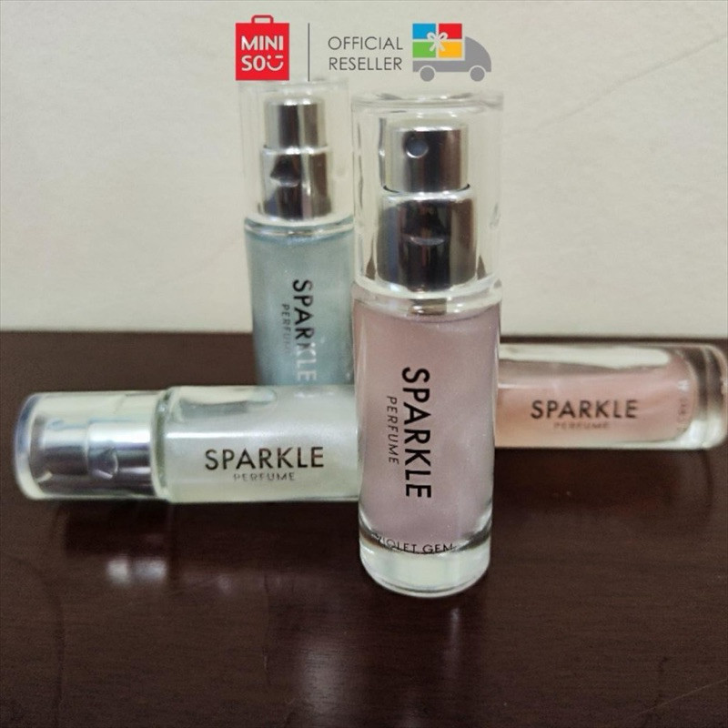 Sparkle Perfume Farfum Wanita Violet Gem Parfum Royal Sapphire Golden Amber Miniso Parfum