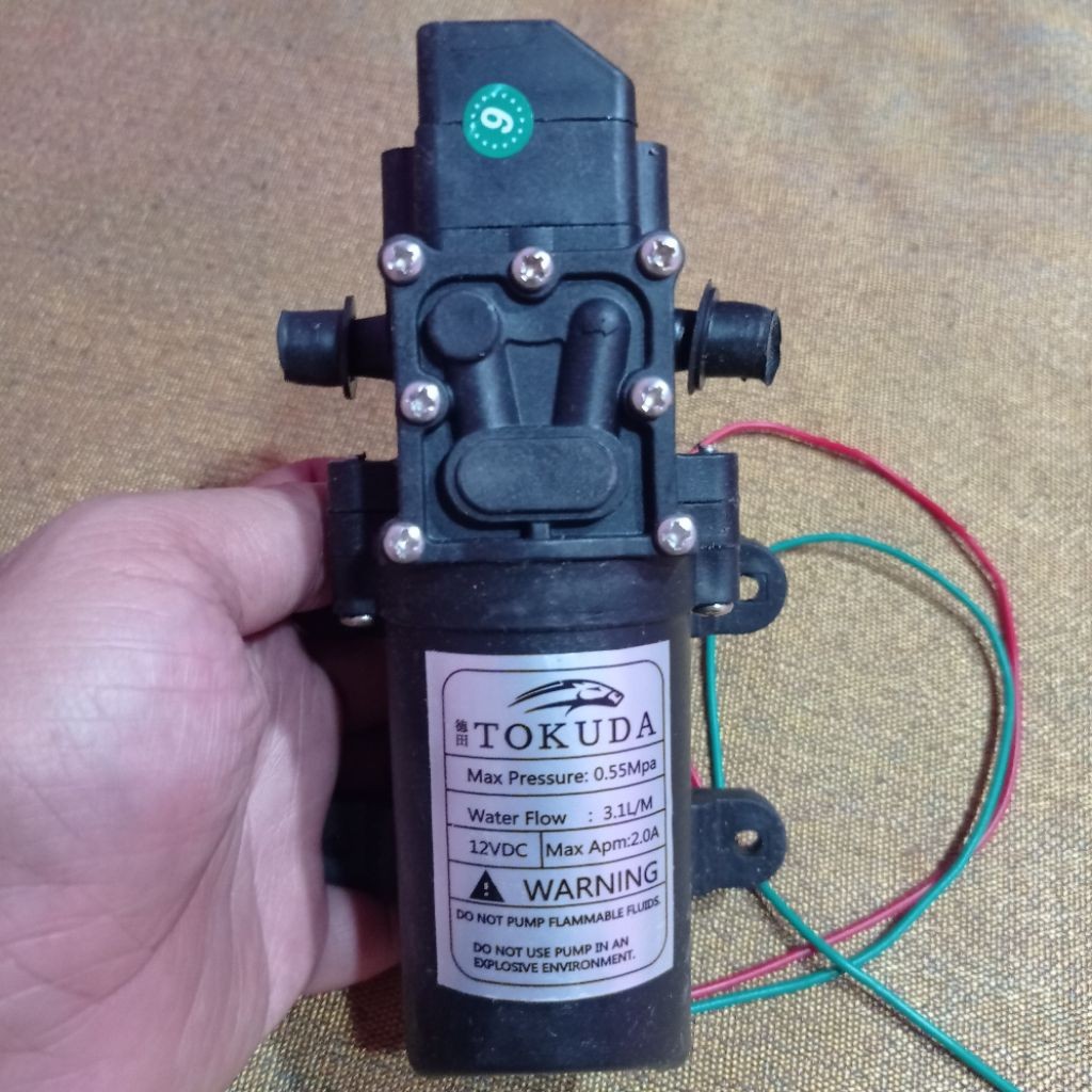 Maknyik store DINAMO DYNAMO SPRAYER TOKUDA 3.1L/M TANGKI SEMPROTAN ELEKTRIK