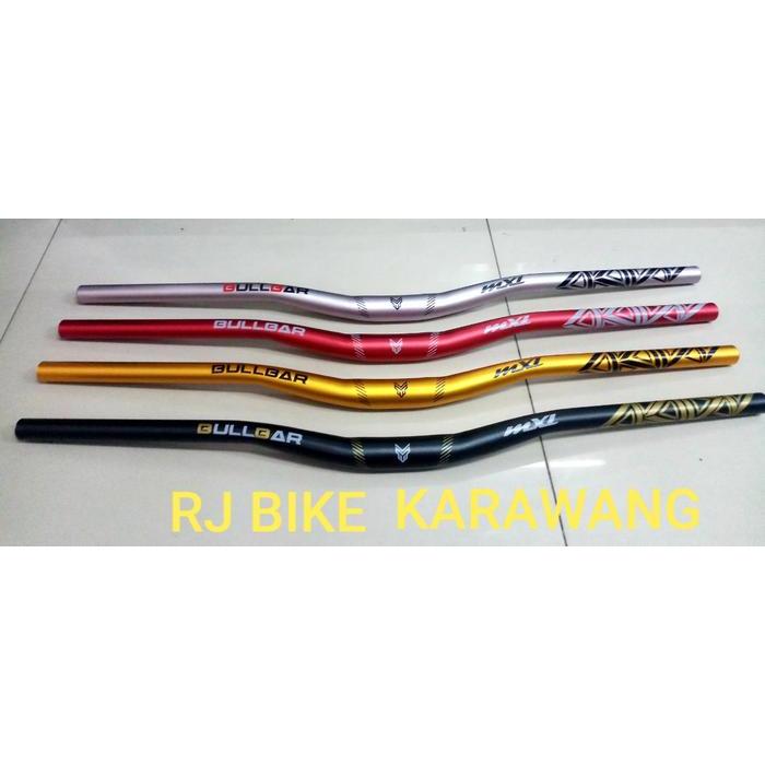 Handlebar MXL Bullbar panjang 760 rise 20 - Merah