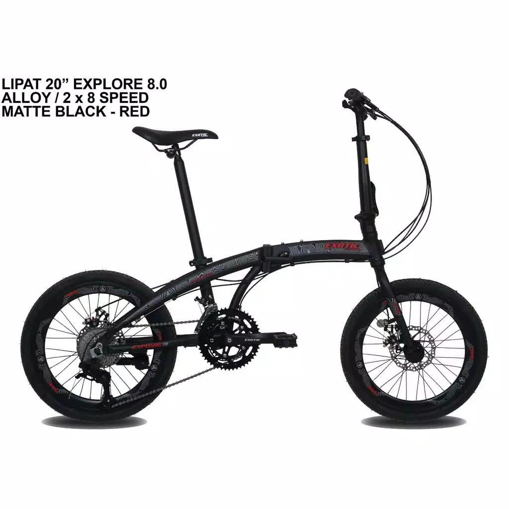 Sepeda Lipat Explore - Sepeda Lipat Exotic 20 Inch Original
