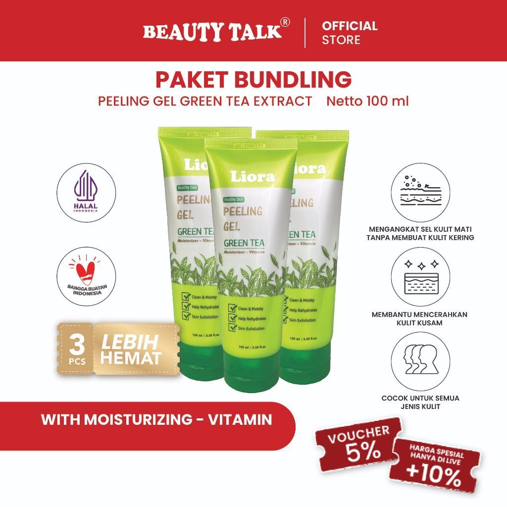 LIORA [Bundling Hemat 3Pcs] Peeling Gel 100 ML