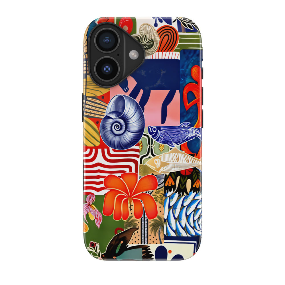 Magnetik Casing Cocok Untuk IPhone 17 16 15 14 13 12 11 Pro Max Air Plus Mini Case Indigo Nautilus I