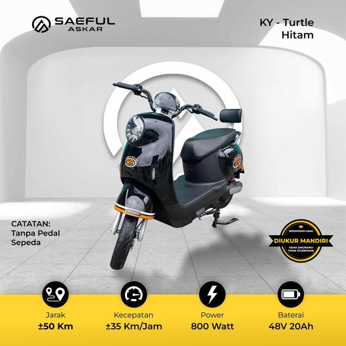 Sepeda Listrik KY Kuangyu Turtle H8 Motor Listrik Green Tech Hurricane Scood Unity VP GT Vespa Listr