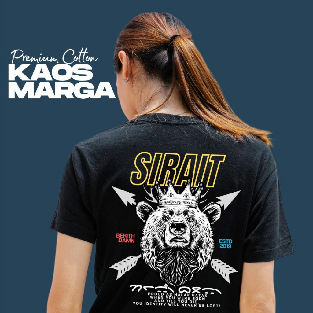 Kaos Batak Marga SIRAIT Tshirt  Cotton
