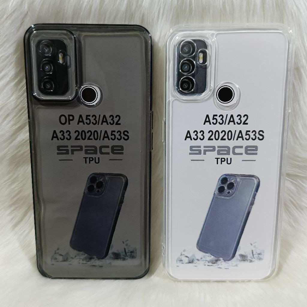 SoftCase Casing Oppo A53/A53S/ A33 2020 Silikon Bening Transparan Pelindung Belakang Hp+ Camera Prot