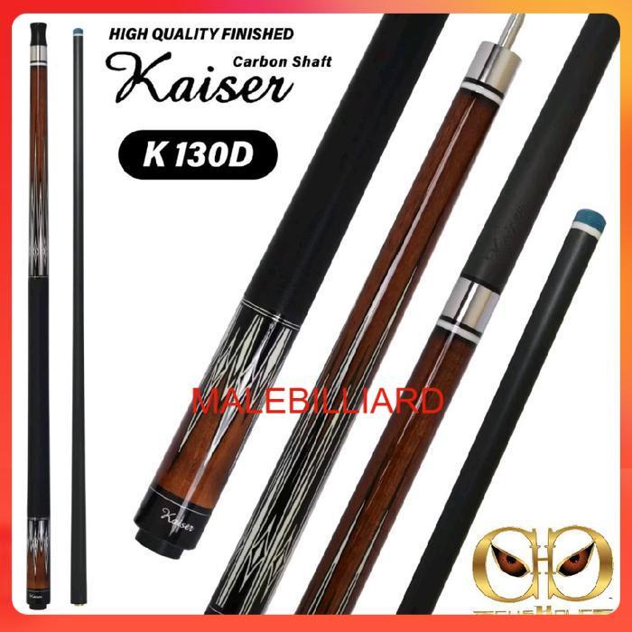 Kaiser Cue With Carbon Shaft - K130D / Stik Biliar