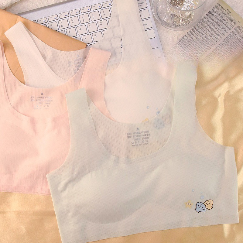 MS 635 MINISET SEAMLESS PREMIUM SD SMP MINI SET BH BRA ANAK REMAJA step 2 PEREMPUAN WANITA PUBERTAS 