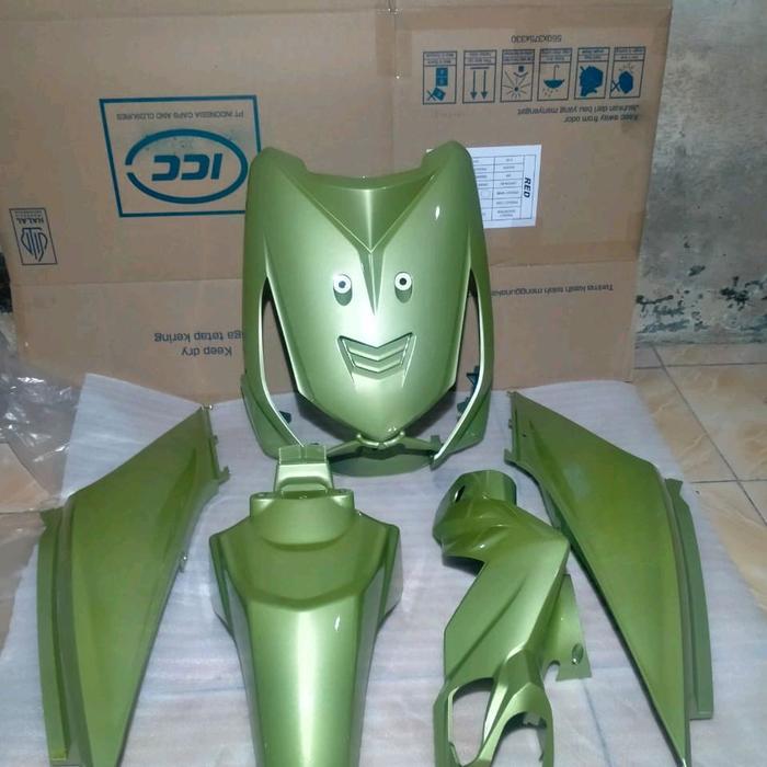 full set body alus motor beat karbu warna milenium jade - beat karbu warna milenium jade