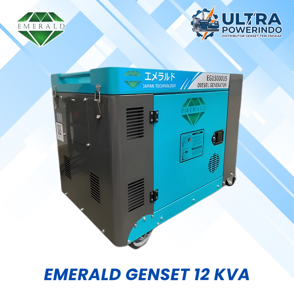 Genset 12 kva 10.000watt VG15000US - Ultra Silent Diesel