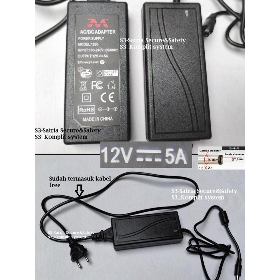 POWER SUPPLY 5A / 12V ( POWER SUPPLY ADAPTOR 12V5A )