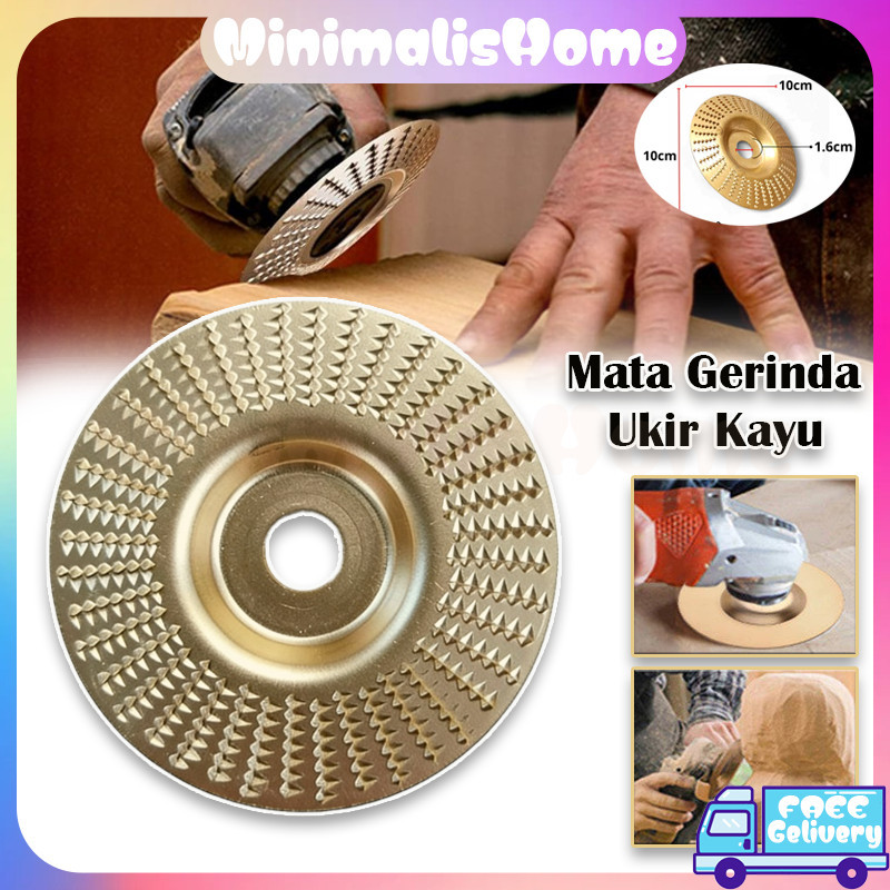 2PCS Mata Gerinda Serut Parut Amplas Kayu / Mata Gerinda Ukir Kayu / Mata Gerinda Potong Kayu / Mata