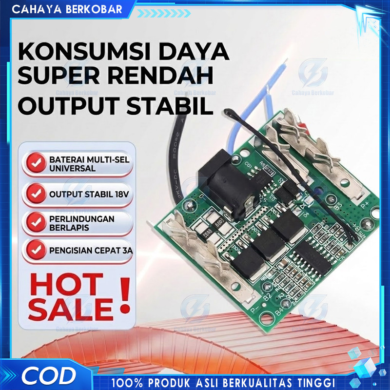 Bms Modul Baterai 5s 18v 20v 21v 48v 88v 99v Bms Baterai Cordless Lxt