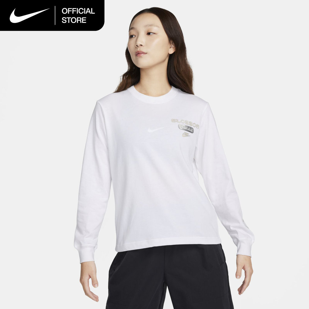 Nike Women's Sportswear Boxy T-Shirt - White [FJ9761-100]