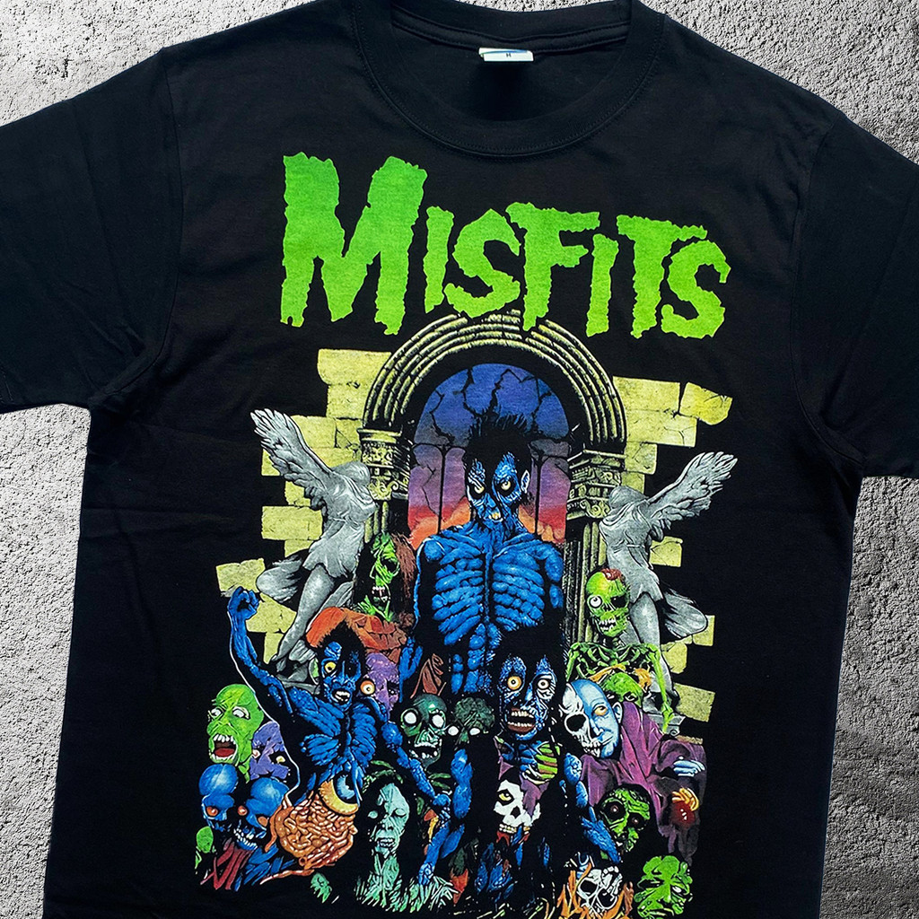 COD Kaos Band Misfits - Earth A.D. Unisex Katun S-XXL