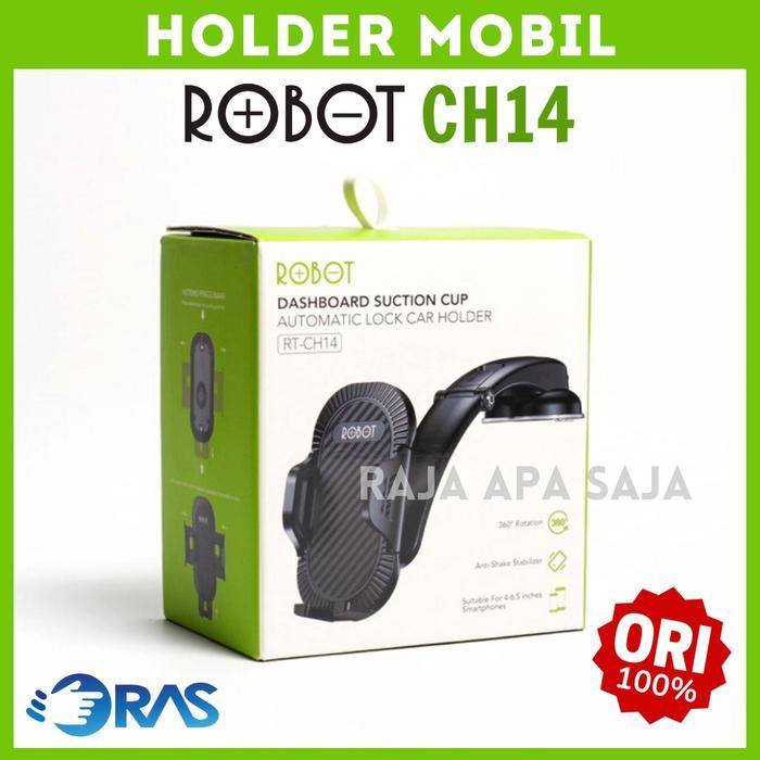 Stand Holder HP Mobil Dashboard Robot CH14 Car Holder HP Dudukan Tempat Pegangan Handphone - Robot /