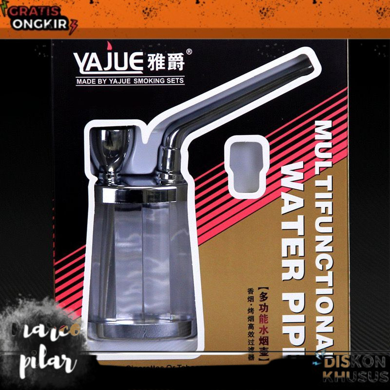 TERBARU Water Pipe Holder Pipa Filter Saringan Asap Media Air Yajue YJ 055 Cangklong Bio Pipe KRSN