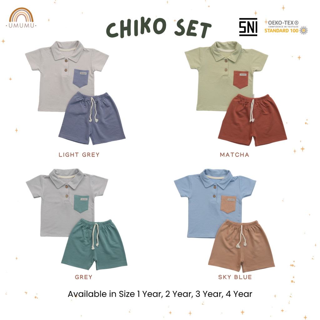 UMUMU Chiko Set - Setelan Anak