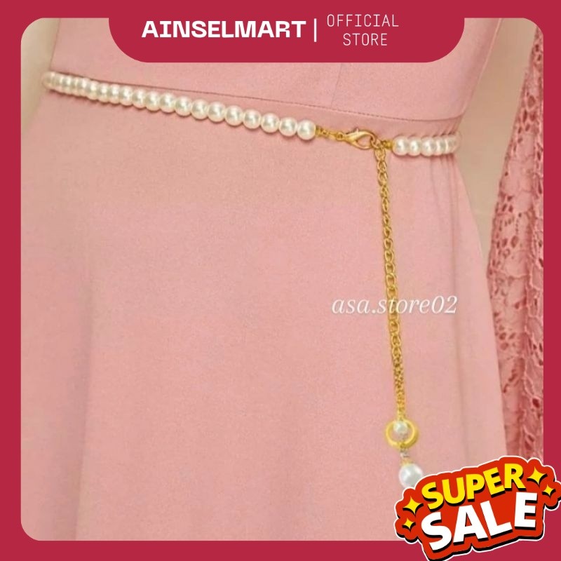IKAT PINGGANG WANITA MUTIARA NARA/BELT MUTIARA IKAT PINGGANG UNTUK DRESS AS