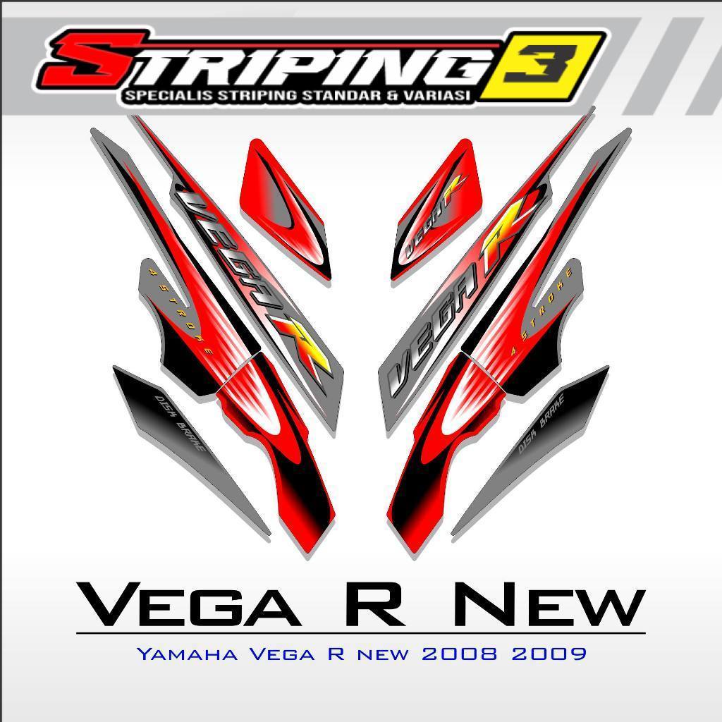 Striping Vega R New Motif 11 2008 2009 Stiker Vega R New Sticker Vega Rr Setriping Vega R New Zr Var