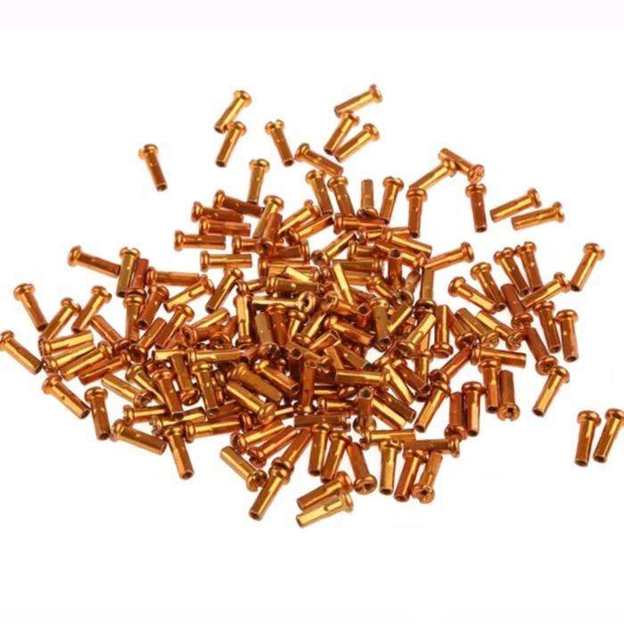 Nipple Jari Jari Sepeda 14G Nipel Ruji Spoke Cap Sepeda - Gold
