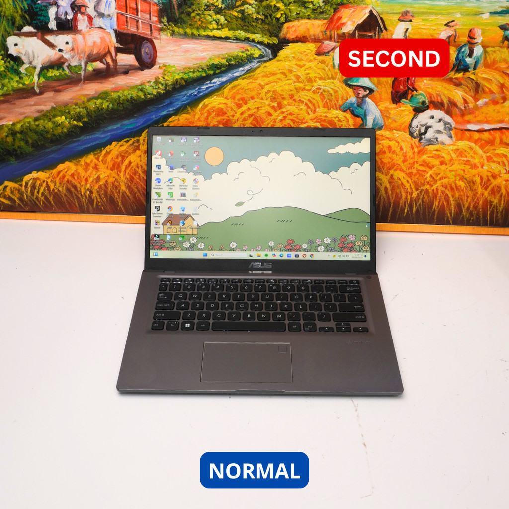 ASUS VIVOBOOK_ASUSLAPTOP X415MA_A416MA CELERON N4020 4 GB (14") LAPTOP SECOND ORIGINAL SINAR MUTIARA