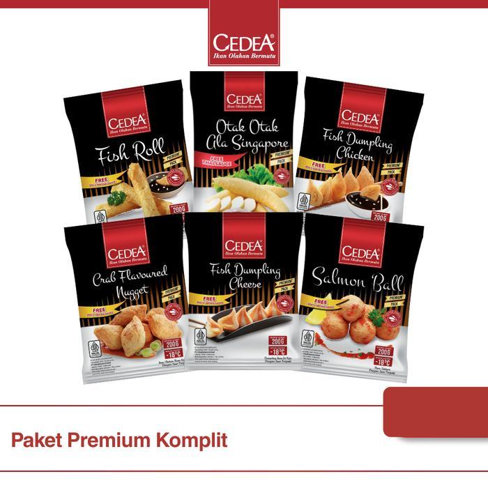 CEDEA Paket Premium Komplit (Dumpling Cheese, Crab Flavoured Nugget, Salmon Ball, Otak-otak, Fish Ro