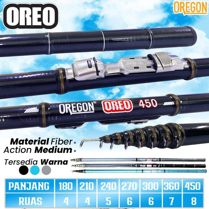 Joran Tegek Kolong Oregon Oreo solid strong fiberglass COD Gratis Ongkir - Tegek Saja, 210cm