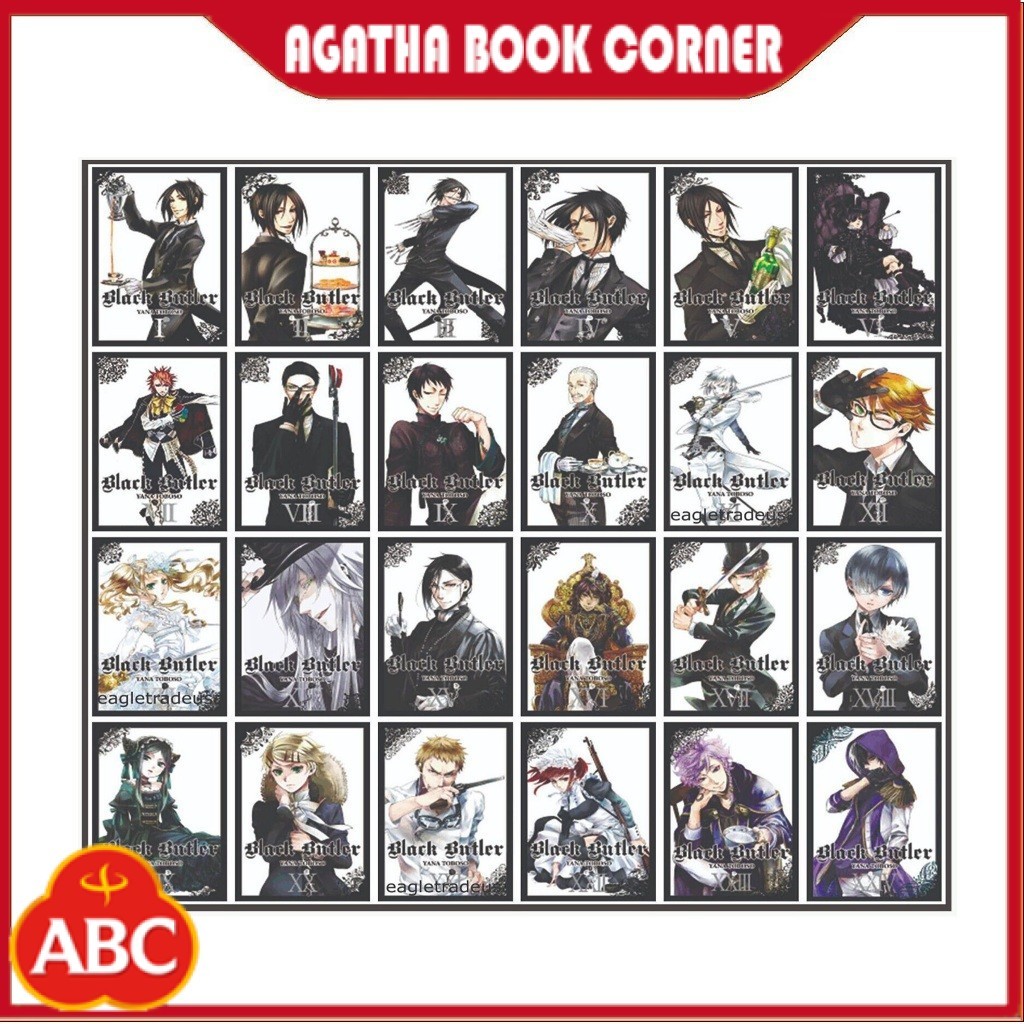 Black Butler Manga (33 Book series) (English)