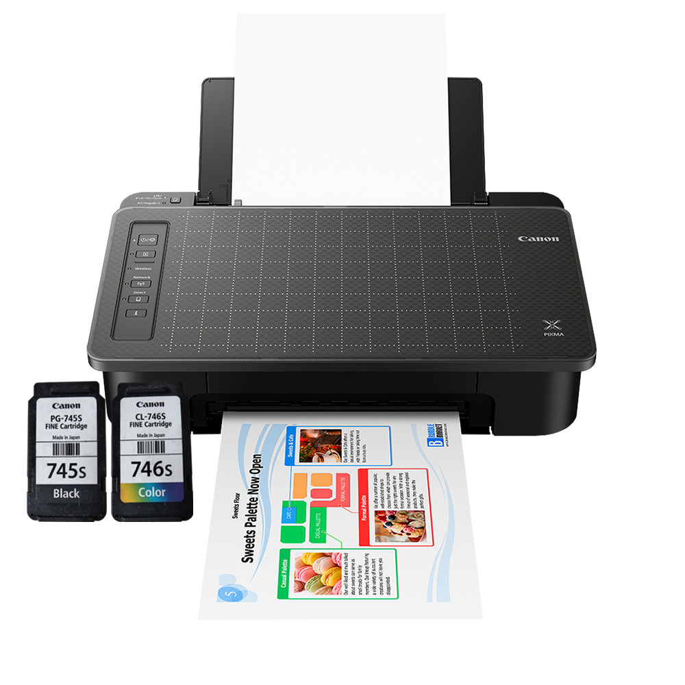 FixPrint Printer Canon TS307 TS 307 Print Scan Copy WiFi Cartridge 745s 746s