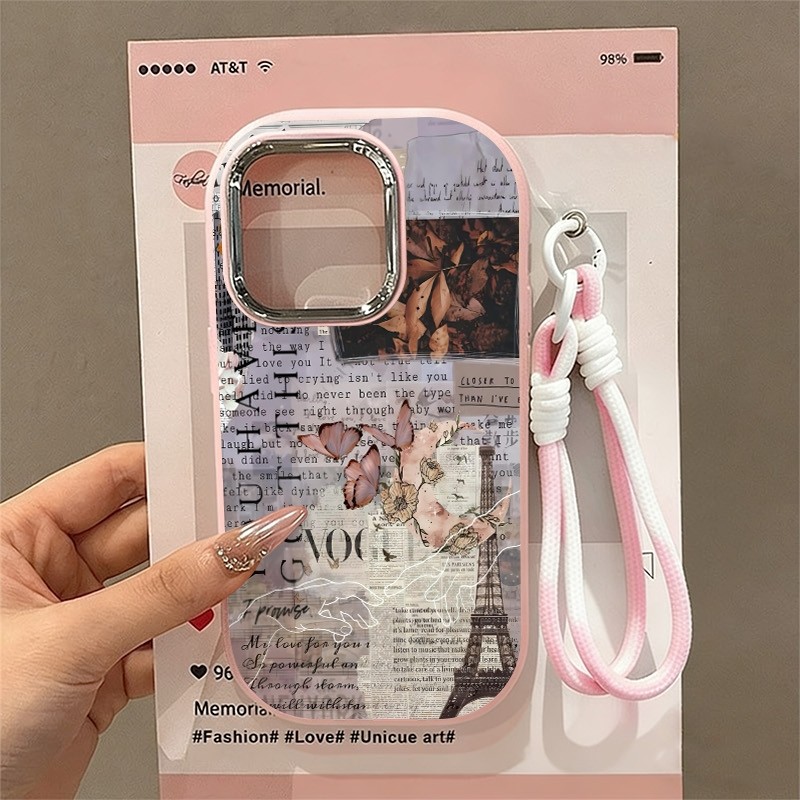 RIRI CASE+gelang VIVOY21D Y31 Y400 Y04S Y29S Y04 Y19 IQOONEO10 Y300GT Z10 Y300PRO T4 IQOO13 V50LITE 