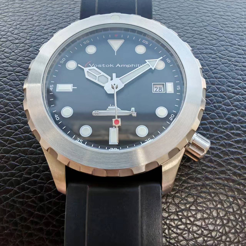 teel Mechanical Watches Men ver Automatic Watch Japan Miyota Movement 8215 Vostok Amphibia Wristwatc