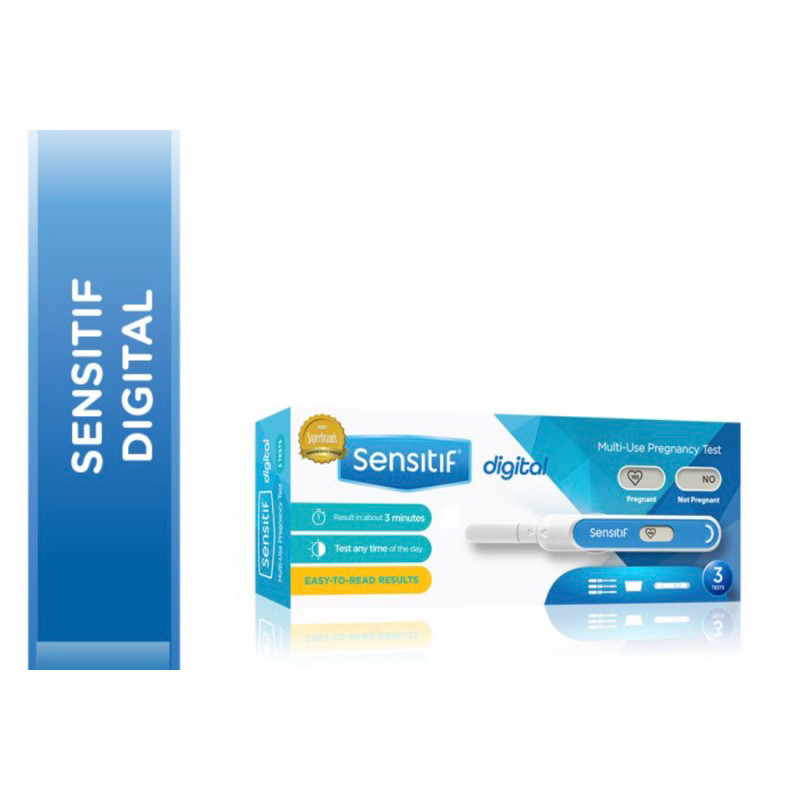 Sensitif digital test pack ( test pack 3x pakai )