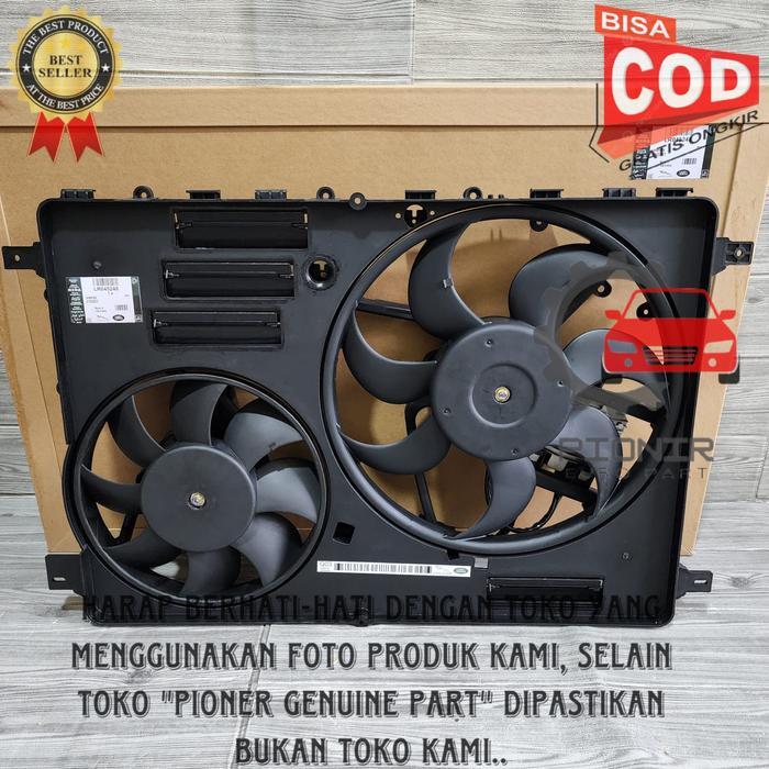 EXTRA FAN ASSY KIPAS RADIATOR RANGE ROVER EVOQUE, DISCOVERY SPORT, FREELANDER 2 ORIGINAL LR024292 / 