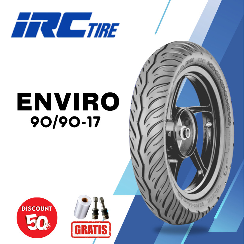 Ban Motor Bebek IRC ENVIRO 90/90 Ring 17 Tubeless