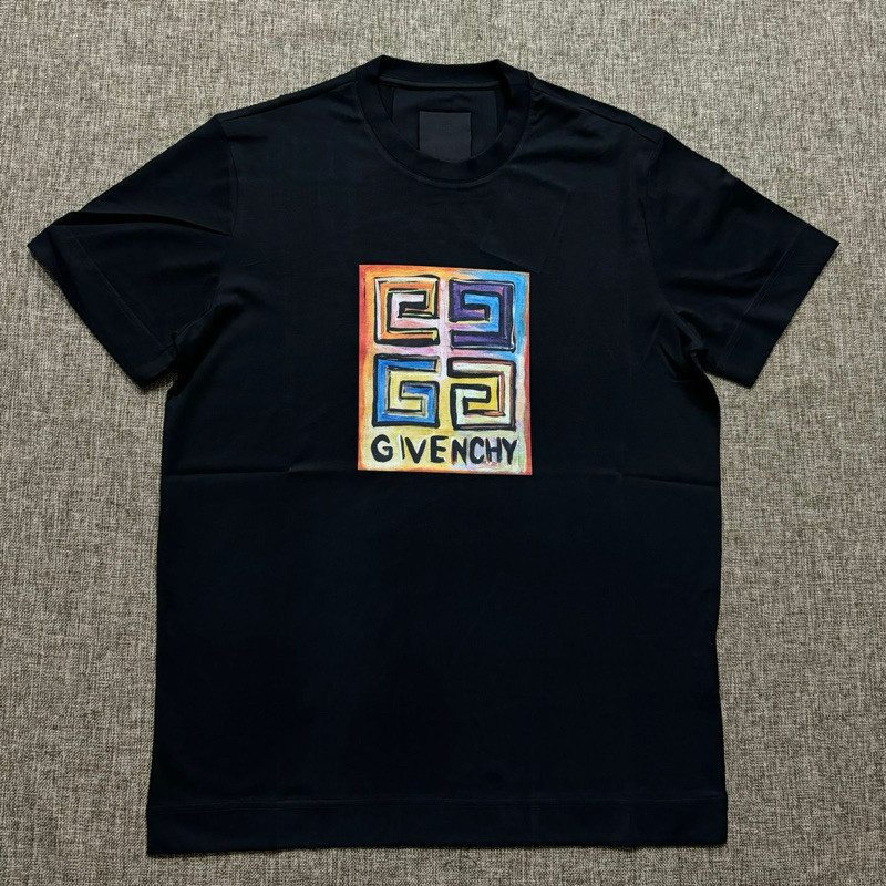 HOT Givenchy 4G Sketch Print Tee Black Original