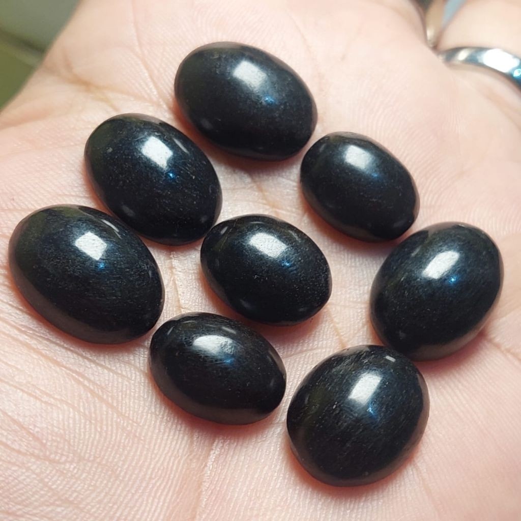 Batu akik f0 sL galih kelor hitam asli kayu yang sudah membatu