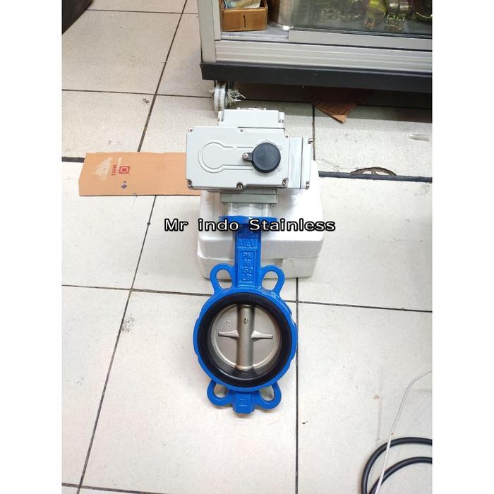 Butterfly motorized valve 10" inch / actuator electric 220v