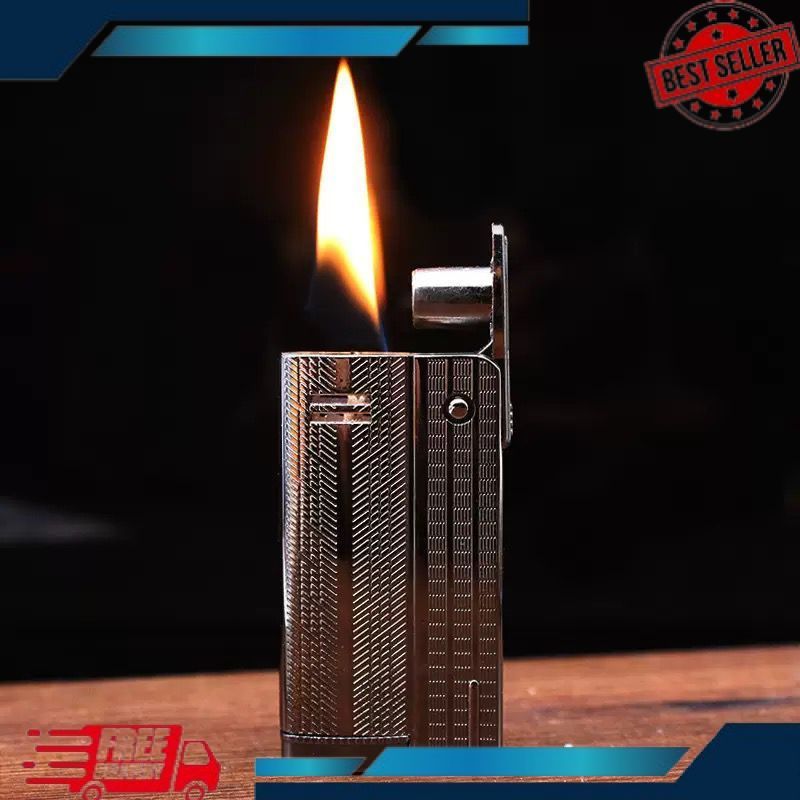 TERLARIS  Mancis Korek  Jadul IMCO 4393 Korek Isi Ulang Minyak Vintage Sumbu Retro Body Metal Classi