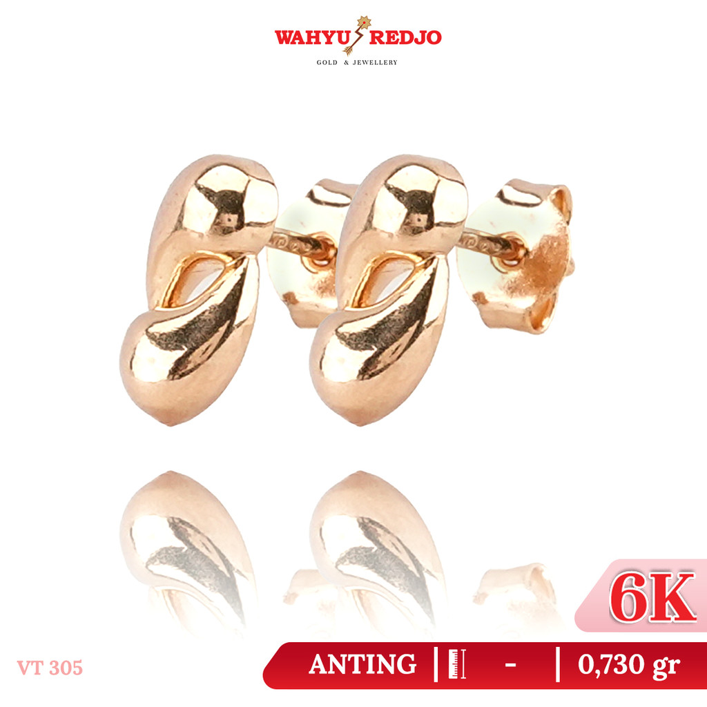 Anting-Anting Emas Tusuk 6K Wahyu Redjo AN-6K-31588870-PMR