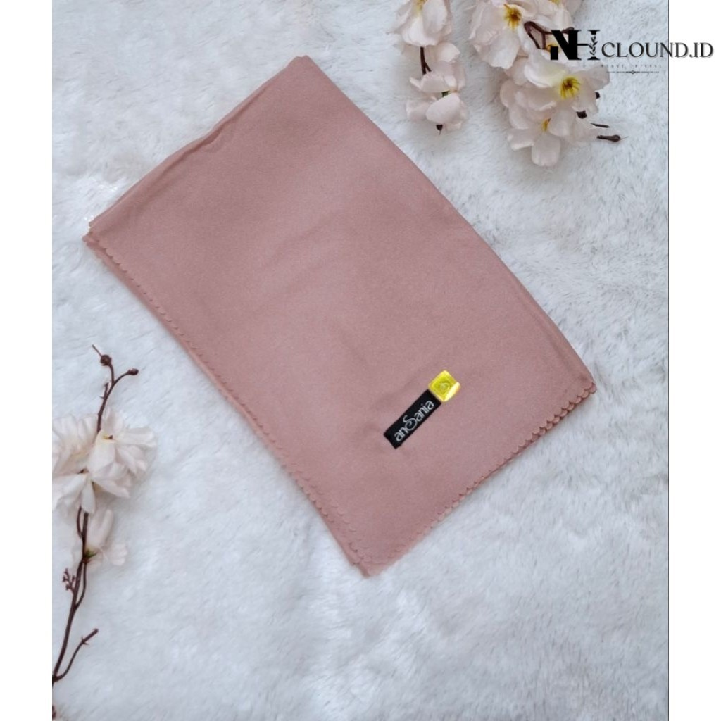 Hijab Shinar Ansania Glamour Original Premium | Segiempat Mewah Adem Tidak Licin Best Seller/Shinar 