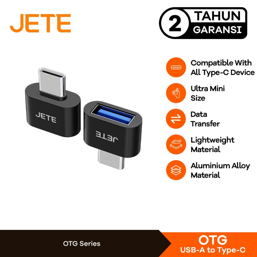 JETE OTG USB to Type C USB-A To Type-C