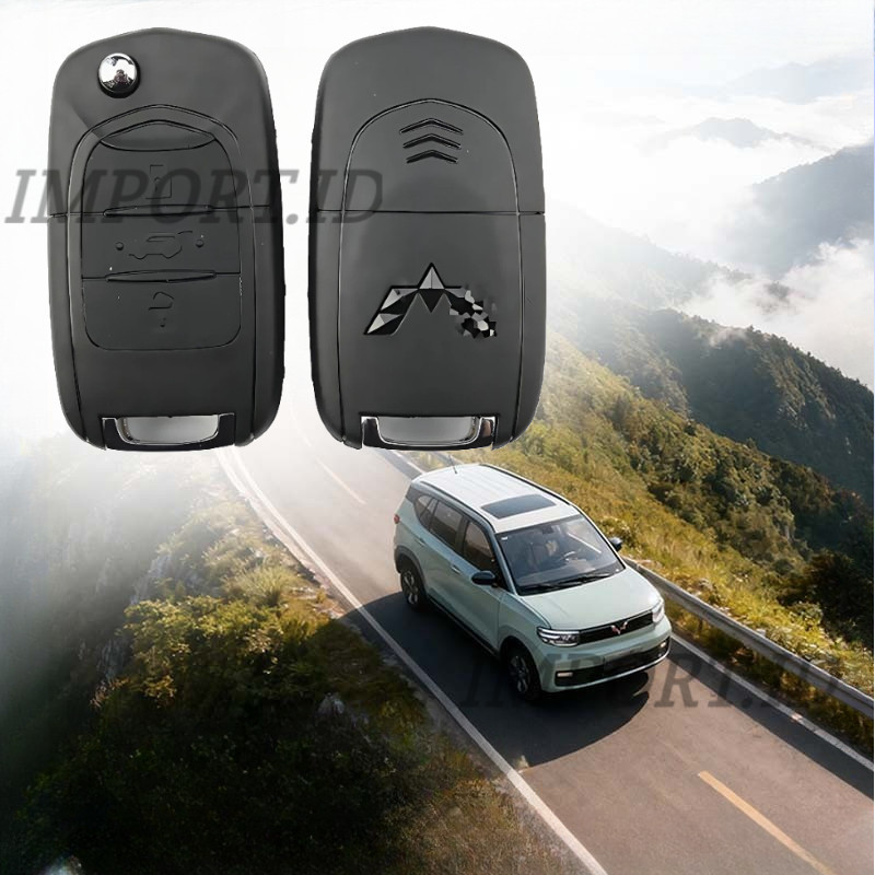 Casing Kunci Wuling S1/S3 Rumah Kunci Casing Wuling Confero Cortez Almaz Remote Kunci Key