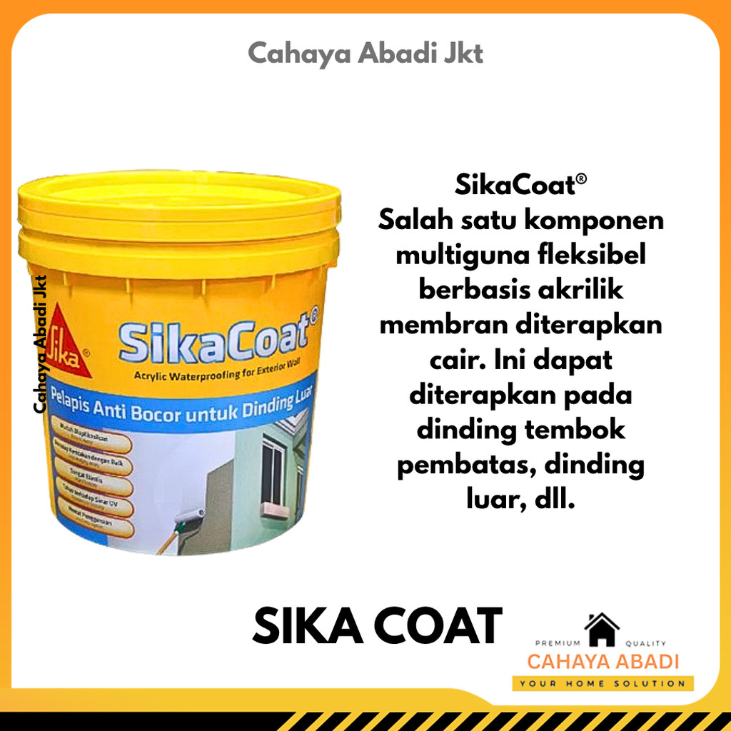 Sika Coat SIkaCoat 20kg Cat Pelapis Anti Bocor Dinding Luar