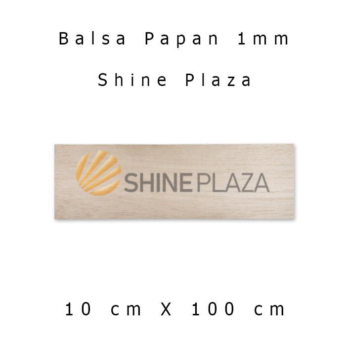 Kayu Balsa Papan 1mm - Balsa Sheet 1 mm - Bahan Maket Khusus Gosend